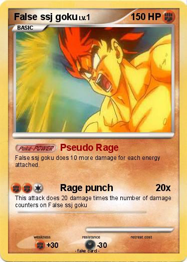 Pokemon False ssj goku