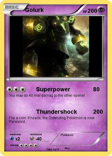 Pokemon Golurk