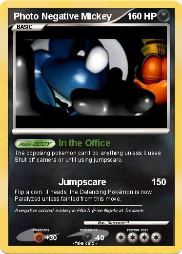 Pokemon Photo Negative Mickey