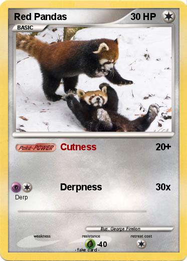 Pokemon Red Pandas
