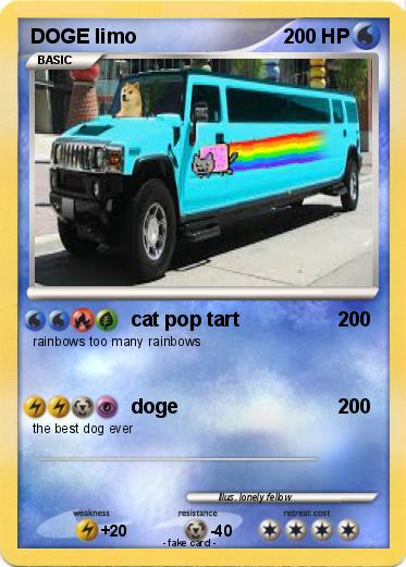 Pokemon DOGE limo