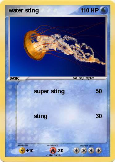 Pokemon water sting