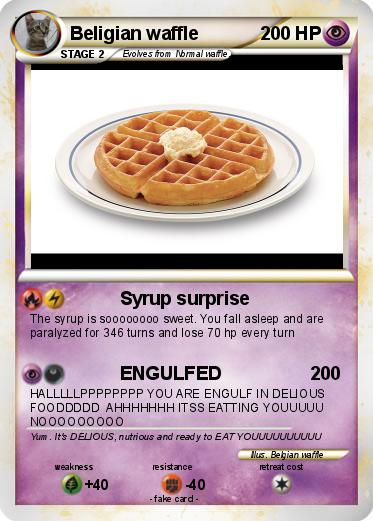 Pokemon Beligian waffle