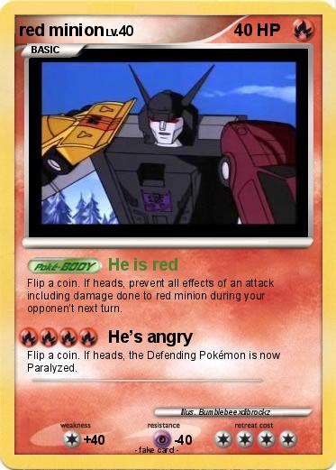 Pokemon red minion