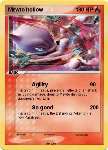Pokemon Mewto hollow
