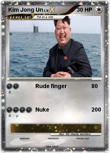 Pokemon Kim Jong Un