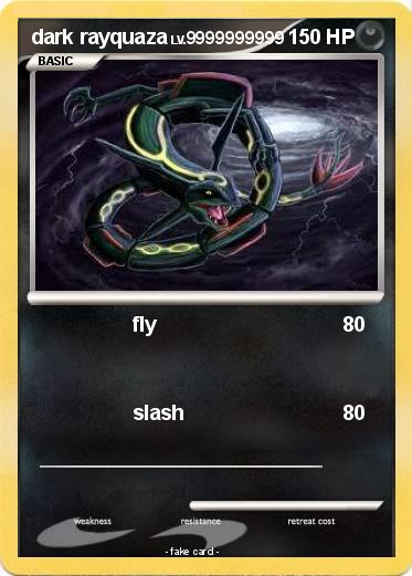Pokemon dark rayquaza