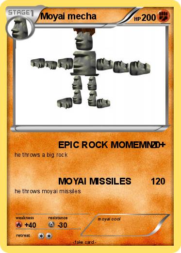Pokemon Moyai mecha