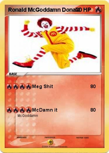 Pokemon Ronald McGoddamn Donald