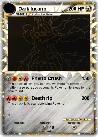 Pokemon Dark lucario