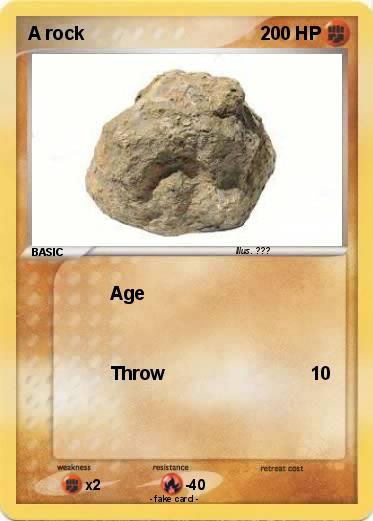 Pokemon A rock