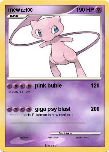 Pokemon mew Pokemon mew