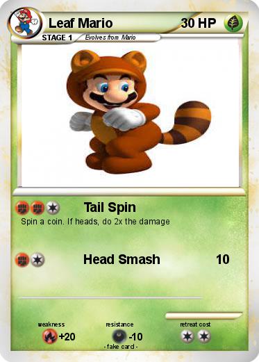 Pokemon Leaf Mario
