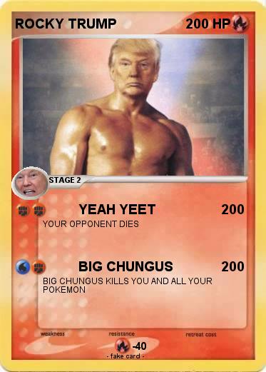 Pokemon ROCKY TRUMP
