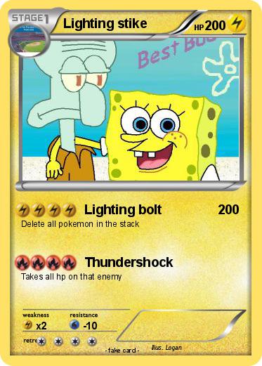Pokemon Lighting stike