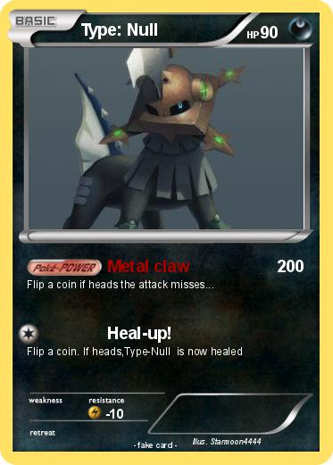 Pokemon Type: Null