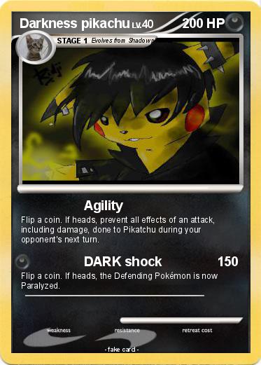 Pokemon Darkness pikachu