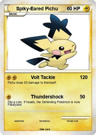 Pokemon Spiky-Eared Pichu