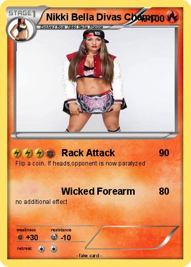 Pokemon Nikki Bella Divas Champ