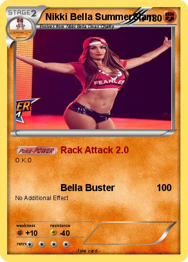 Pokemon Nikki Bella SummerSlam
