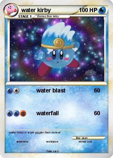 Pokemon water kirby