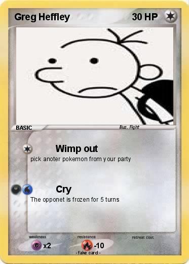 Pokemon Greg Heffley