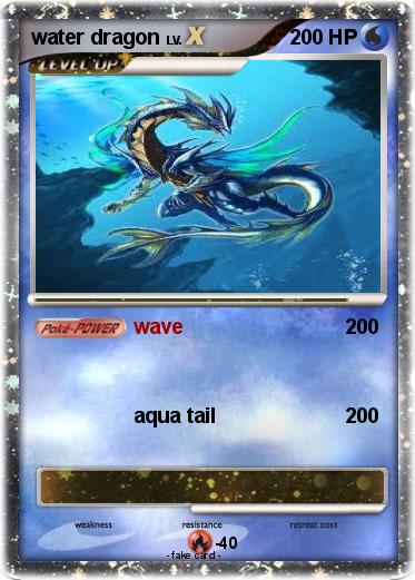 Pokemon water dragon
