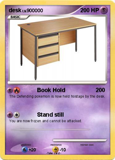 Pokemon desk