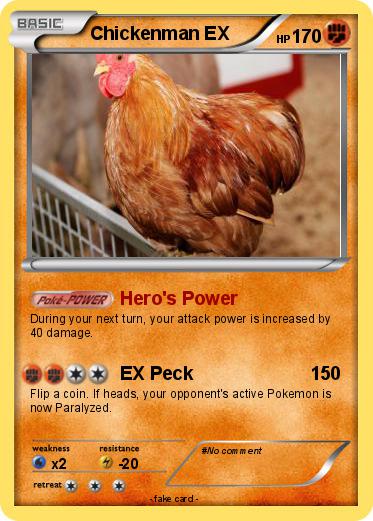Pokemon Chickenman EX