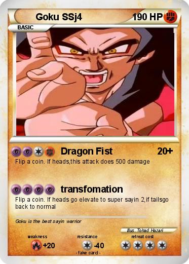 Pokemon Goku SSj4
