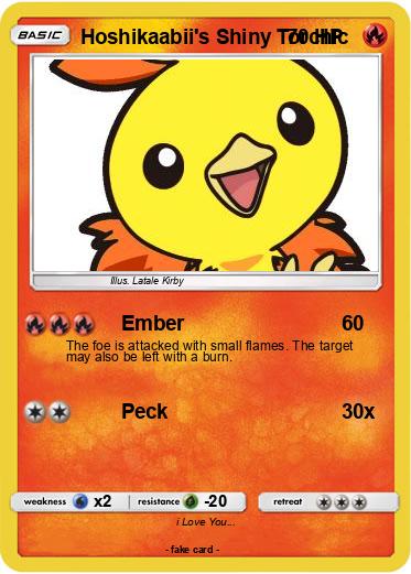 Pokemon Hoshikaabii's Shiny Torchic