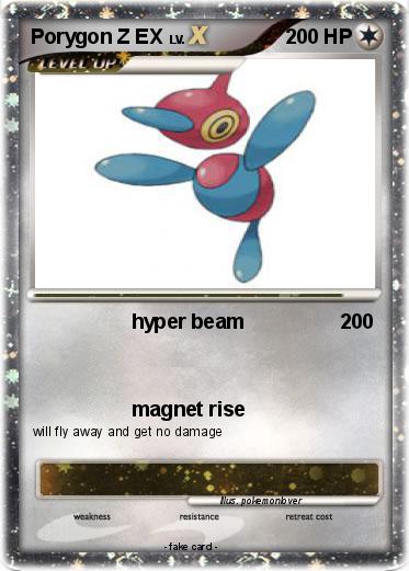 Pokemon Porygon Z EX