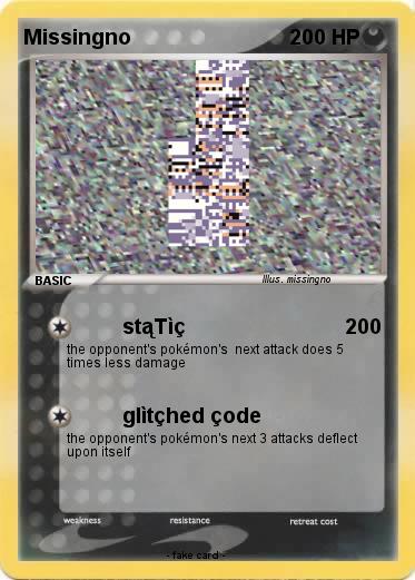 Pokemon Missingno