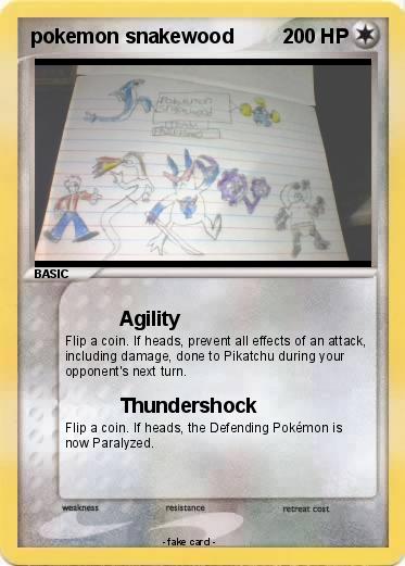 Pokemon pokemon snakewood