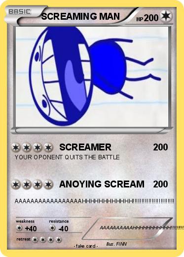 Pokemon SCREAMING MAN