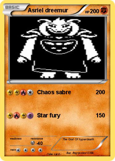 Pokemon Asriel dreemur