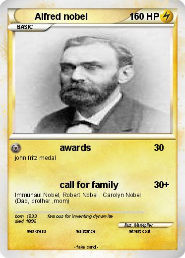 Pokemon Alfred nobel