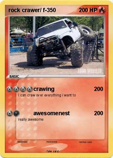 Pokemon rock crawer/ f-350