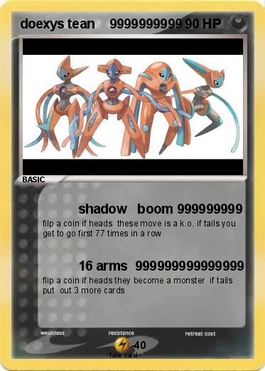 Pokemon doexys tean    9999999999