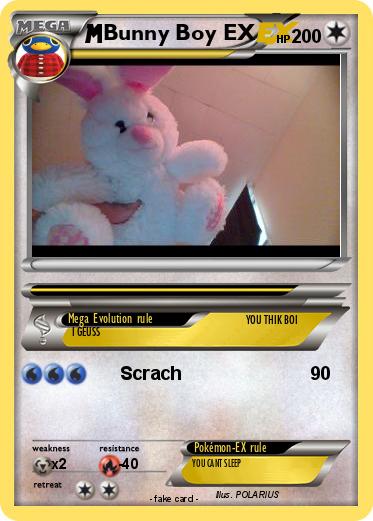 Pokemon Bunny Boy EX