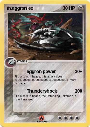 Pokemon m.aggron ex