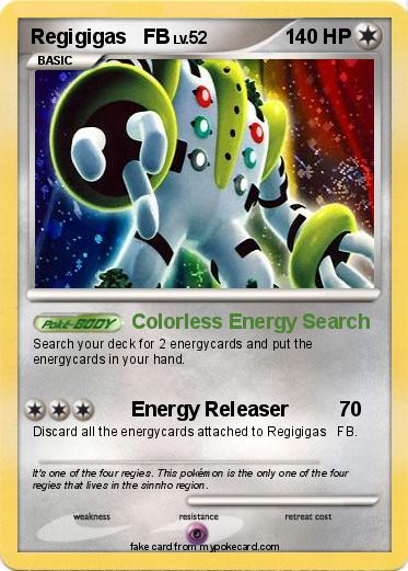 Pokemon Regigigas   FB