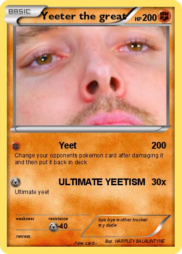 Pokemon Yeeter the great