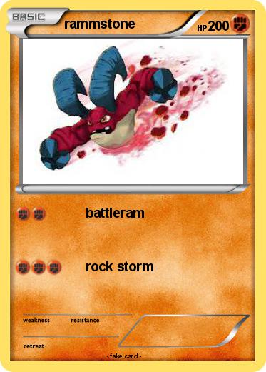 Pokemon rammstone
