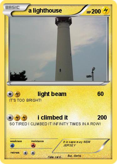 Pokemon a lighthouse
