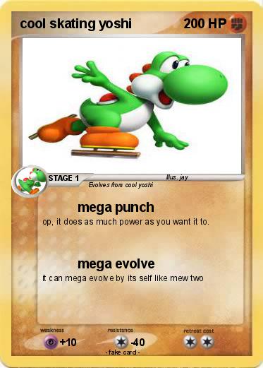 Pokemon cool skating yoshi
