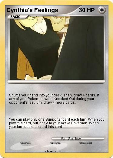 Pokemon Cynthia's Feelings