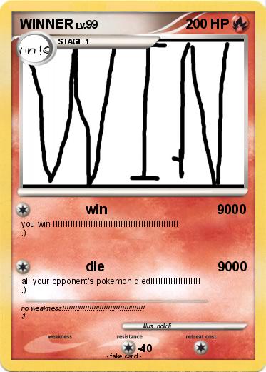 Pokemon WINNER