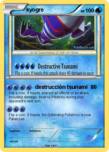 Pokemon kyogre