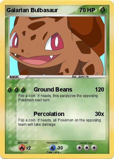 Pokemon Galarian Bulbasaur